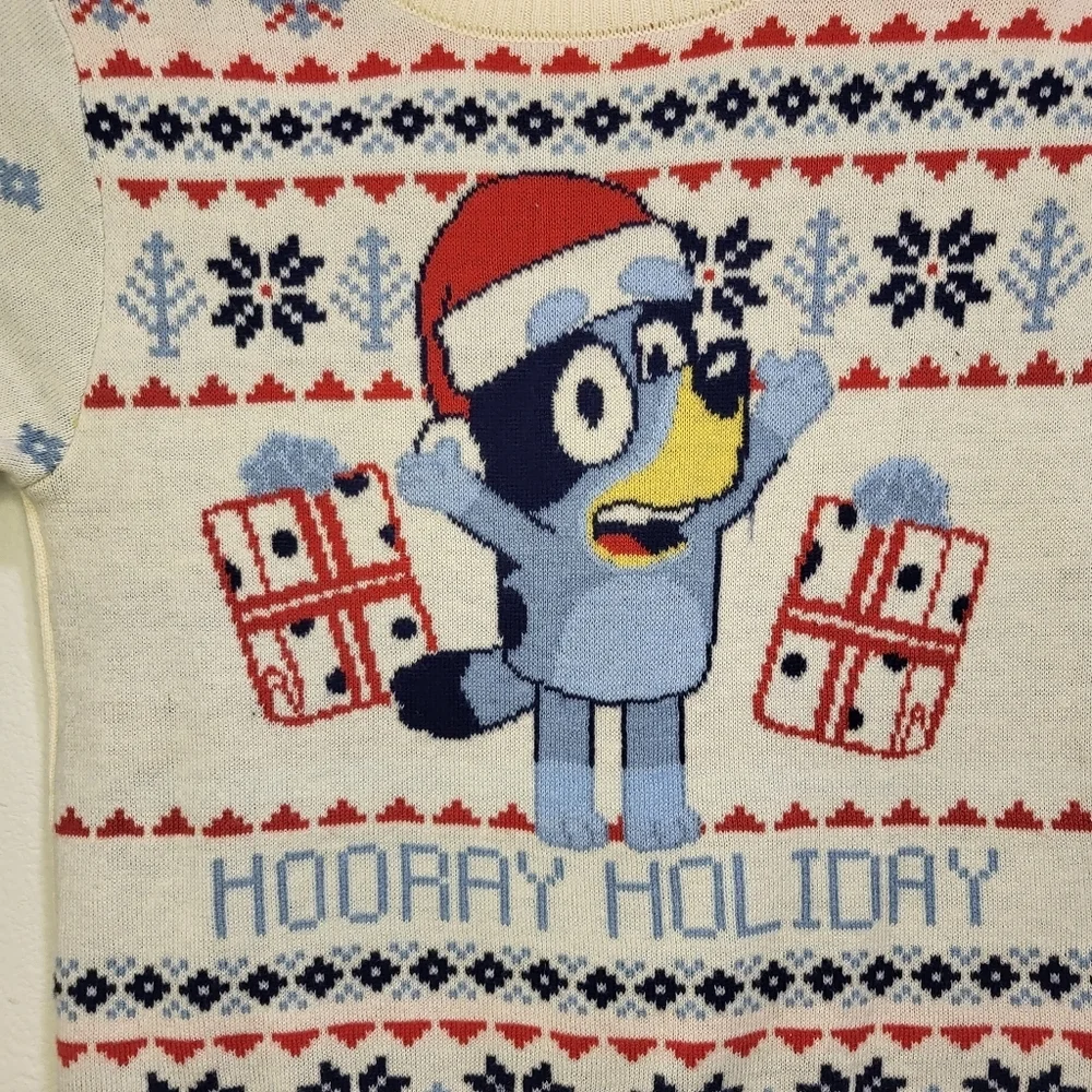 Bluey Holiday Sweater 3T